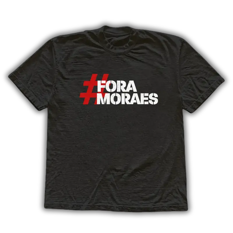 Fora moraes - Camiseta